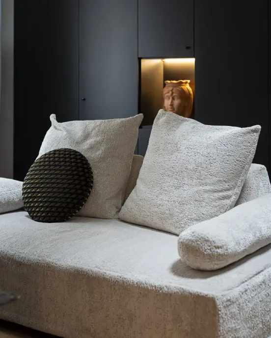 Un particolare del progetto di arredamentio dell'Hotel Villa Conrad
