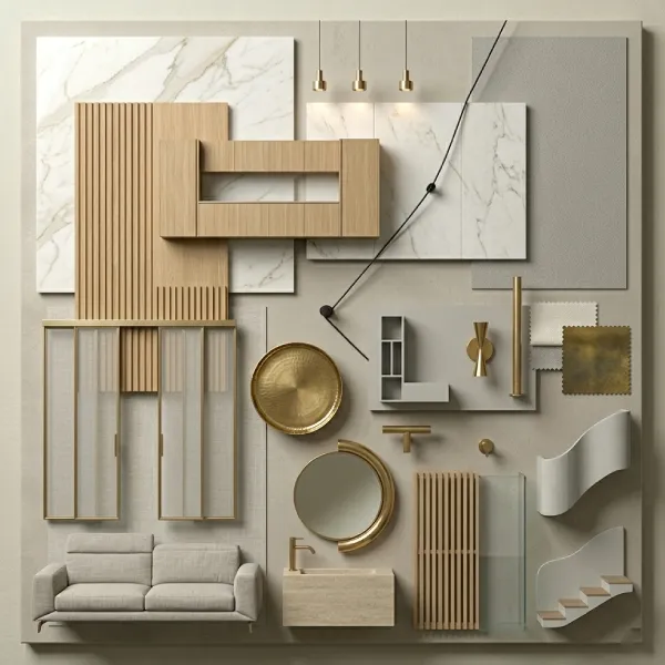 Moodboard materiali